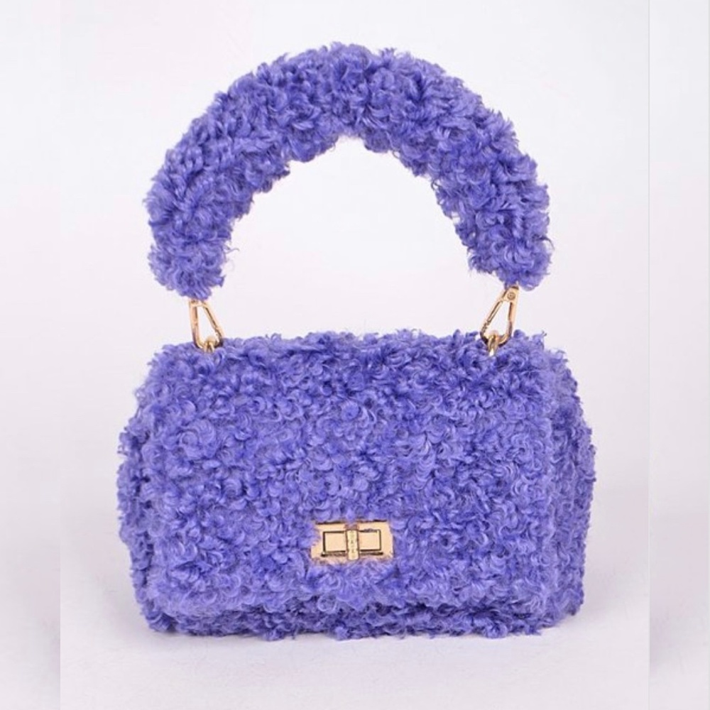 Faux Fur Handbag Clutch